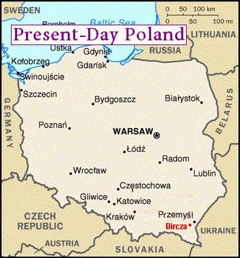 [present-day poland map]