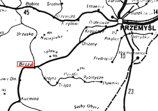 [państwowe przedsiębiorstwo wydawnictw kartograficznych (PPWK) map, 1959]