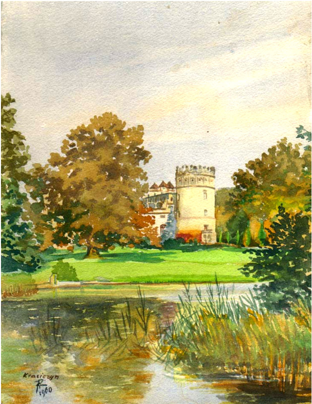 [click to view a larger image—krasiczyn castle (painting)]